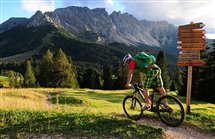 Mountain bike nella regione turistica Val d'Ega