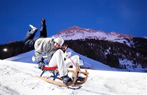 Slittino al chiaro di luna